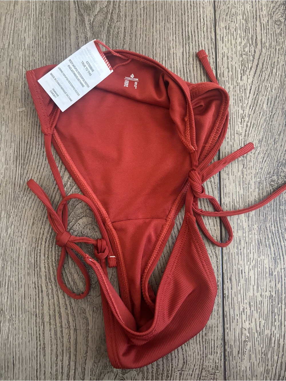 Volcom Rust Triangle Tie-Side Bikini Set - Picture 2 of 6